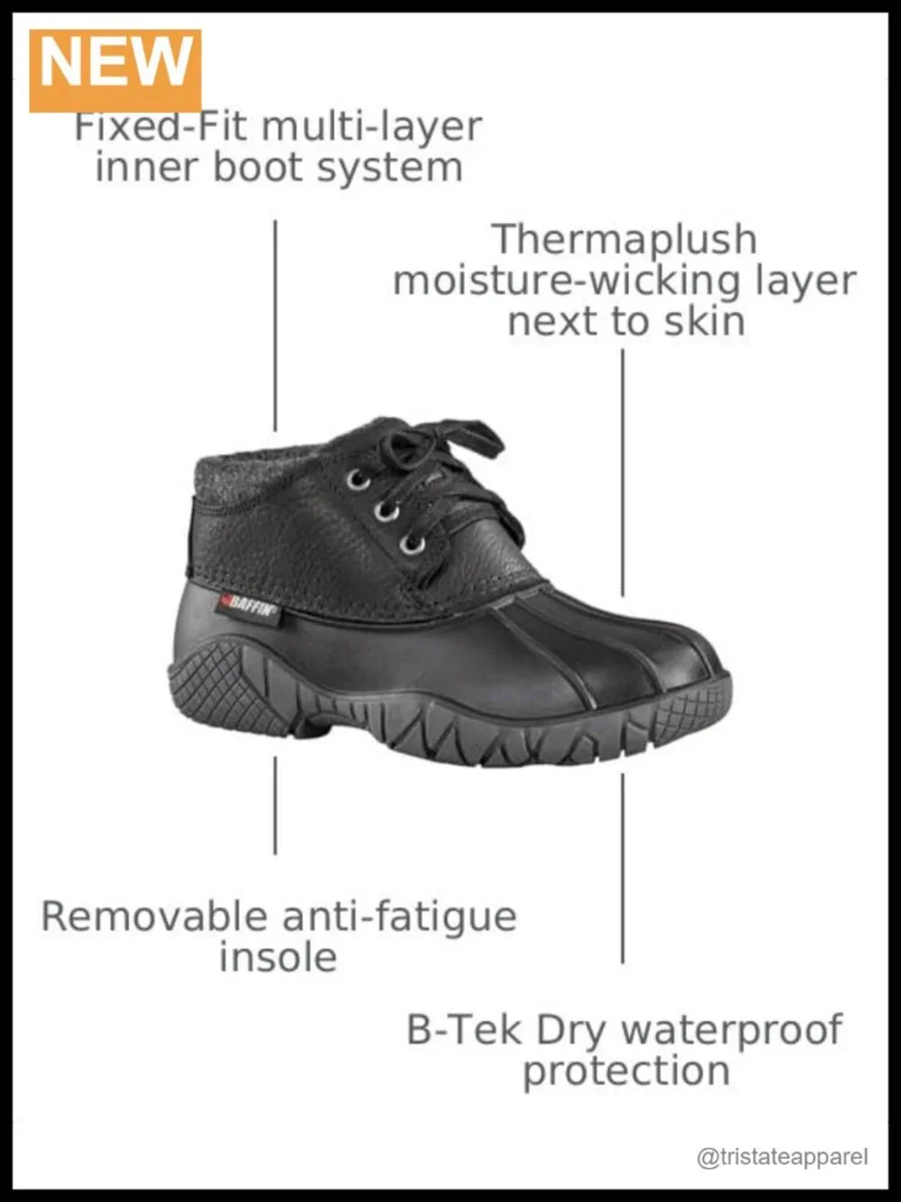 Waterproof Insulated Women's Winter Snow Boots - Full-Grain Leather, Flexible